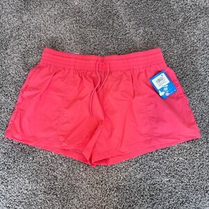 NWT Columbia Boundless Trek Active Shorts Pink Women's Size XL Zipper Pocket New